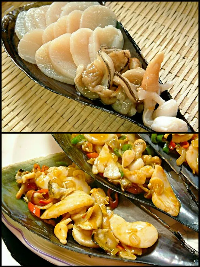 stirfried scallops|steven z.y.さん