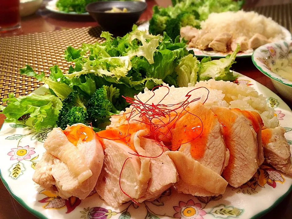 くららさんの料理 シンガポールチキンライスカレー風味☆|72roseさん