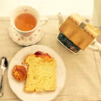 Snapdishの料理写真:Tea&Brioche|ana luさん