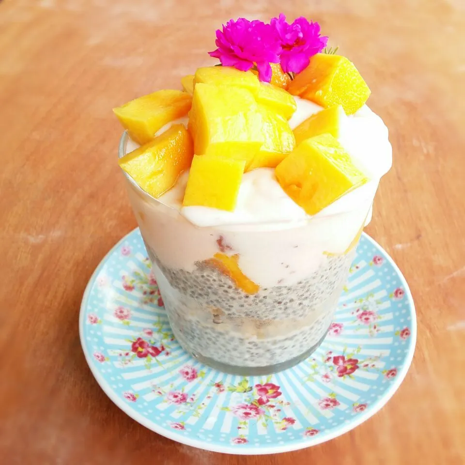 Breakfast Parfait #Breakfast/Brunch #Healthy #Fruits de mer|Blusherさん