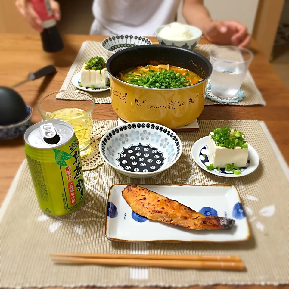 今日の夕飯☆全体|あさこさん