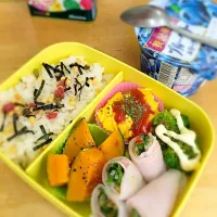 Snapdishの料理写真:10分弁当っ🍴✨|ひろ乃々さん