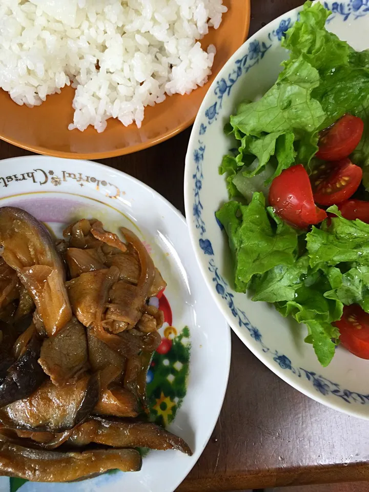 ナスと豚バラの炒め煮|荒木真理さん