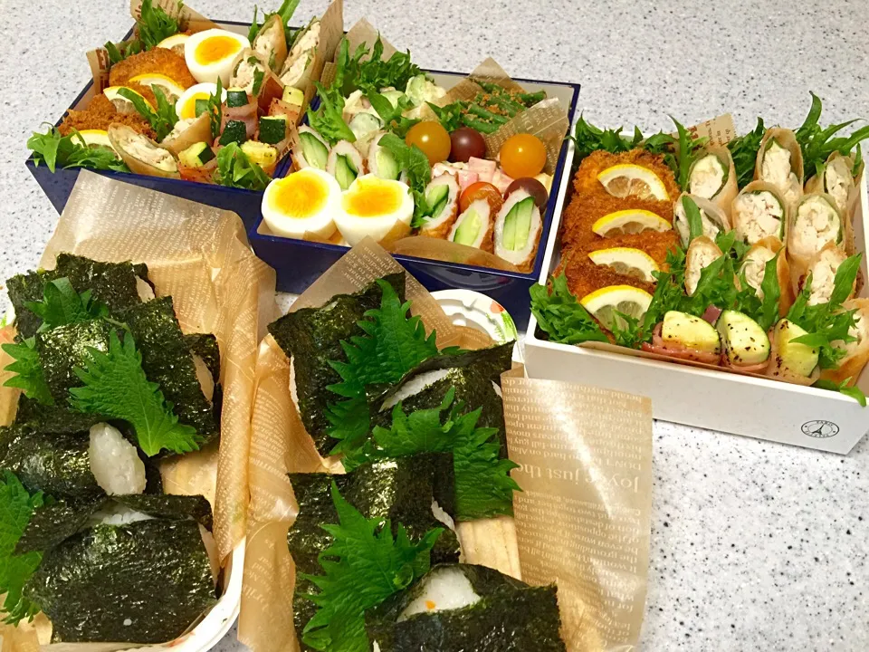 Snapdishの料理写真:☆運動会のお弁当☆|scandimikanさん