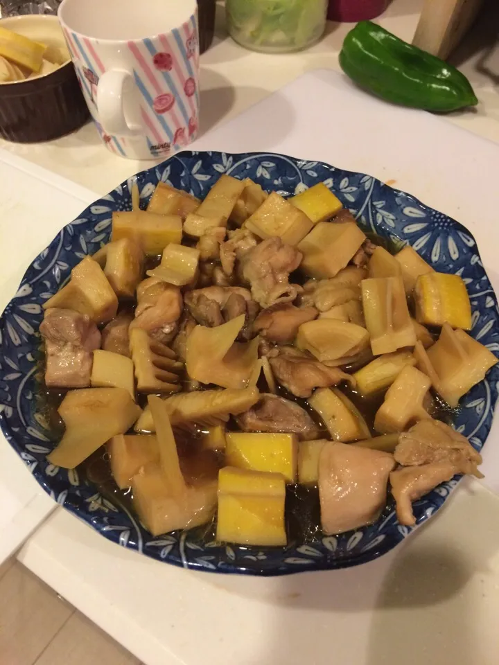 筍と鶏肉の煮物|ハイさん