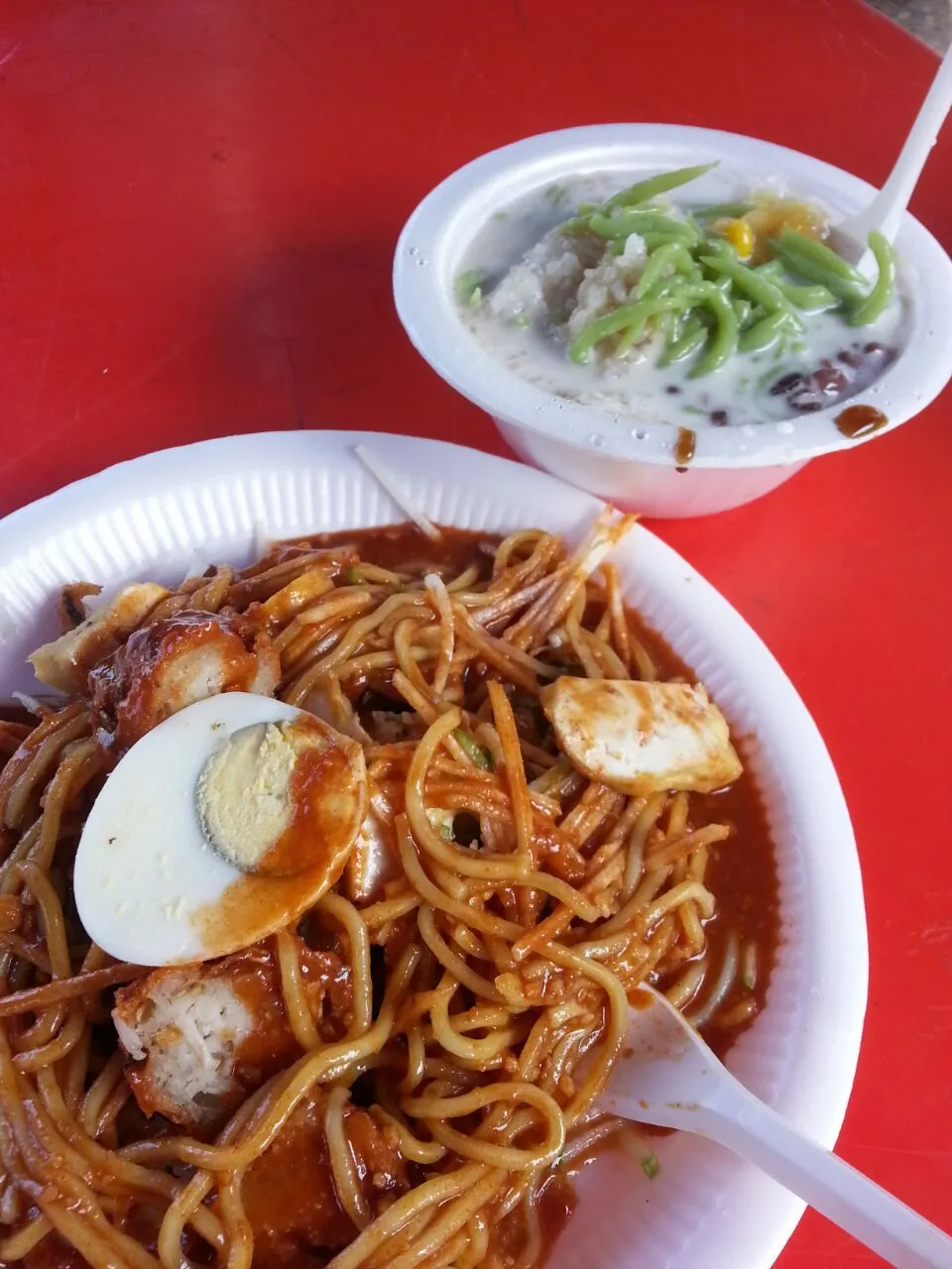 Mee Rubus 
Cendol pulut
もち米入りのチェンドル|korinoさん