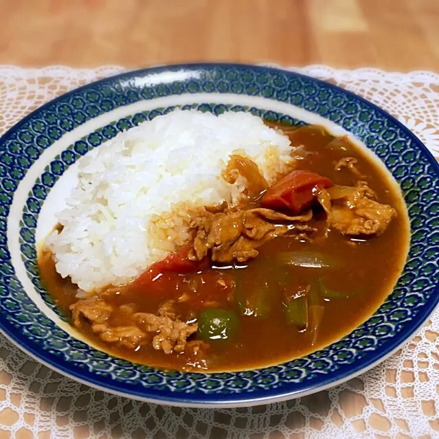 夏野菜カレー|くぅさん