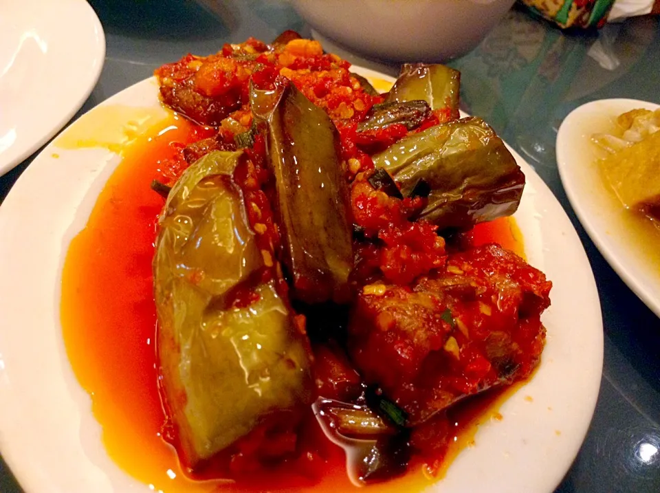 Snapdishの料理写真:Terong Udang Balado|Bambang Budiono Tjioさん