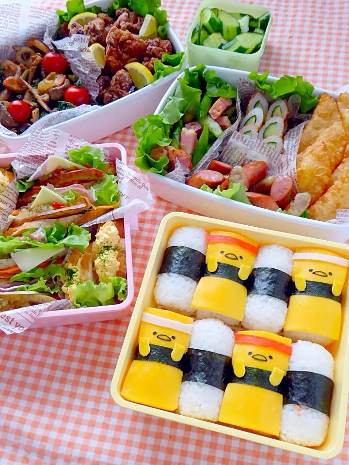 Snapdishの料理写真:キャラ弁☆運動会ぐでたま弁当|ザッキー☆さん