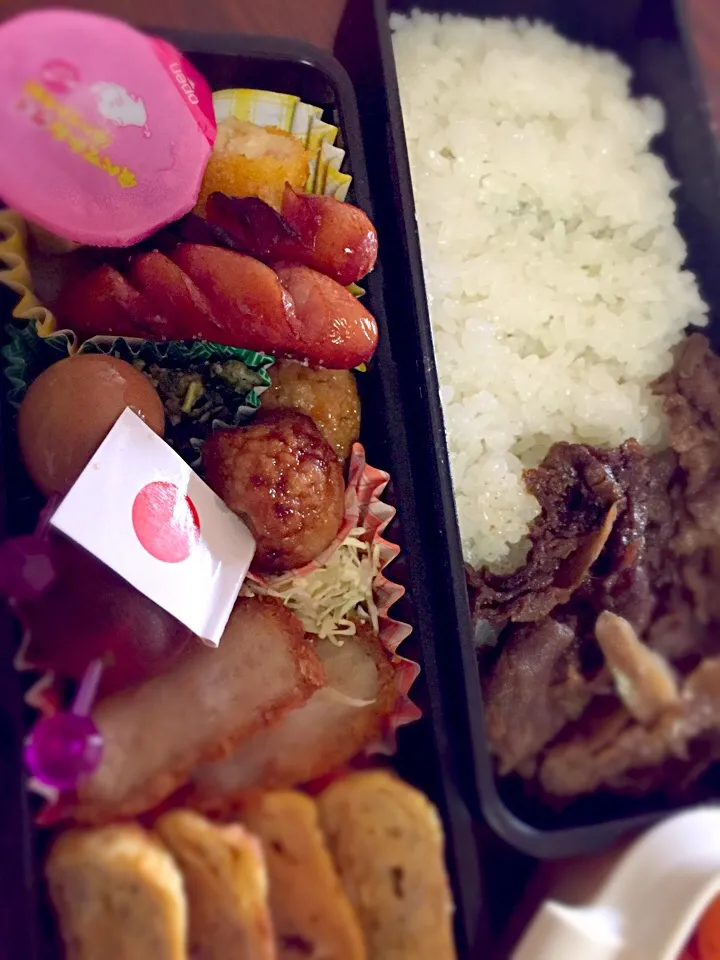 息子弁当☆柔道頑張れ弁当|SHIMAさん