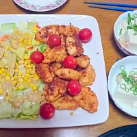 唐揚げあんど豆腐|まりさん