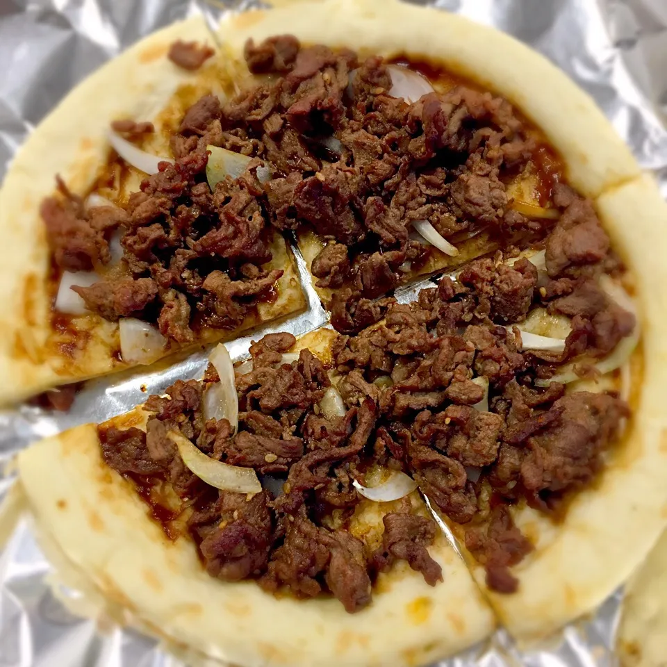 Homemade Bulgogi Pizza 手作り プルコギ風ピザ|Mama Kathi Dinerさん