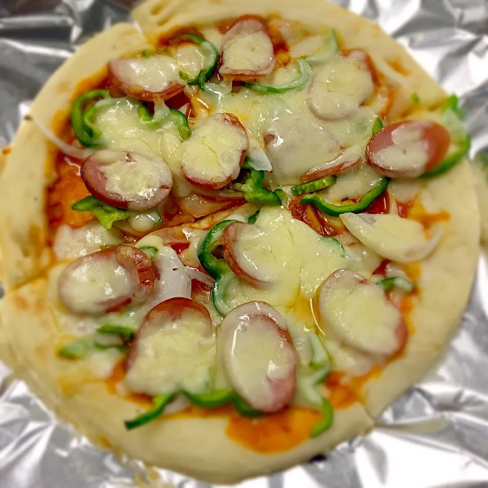 Homemade Mixed Pizza 手作りミックスピザ|Mama Kathi Dinerさん