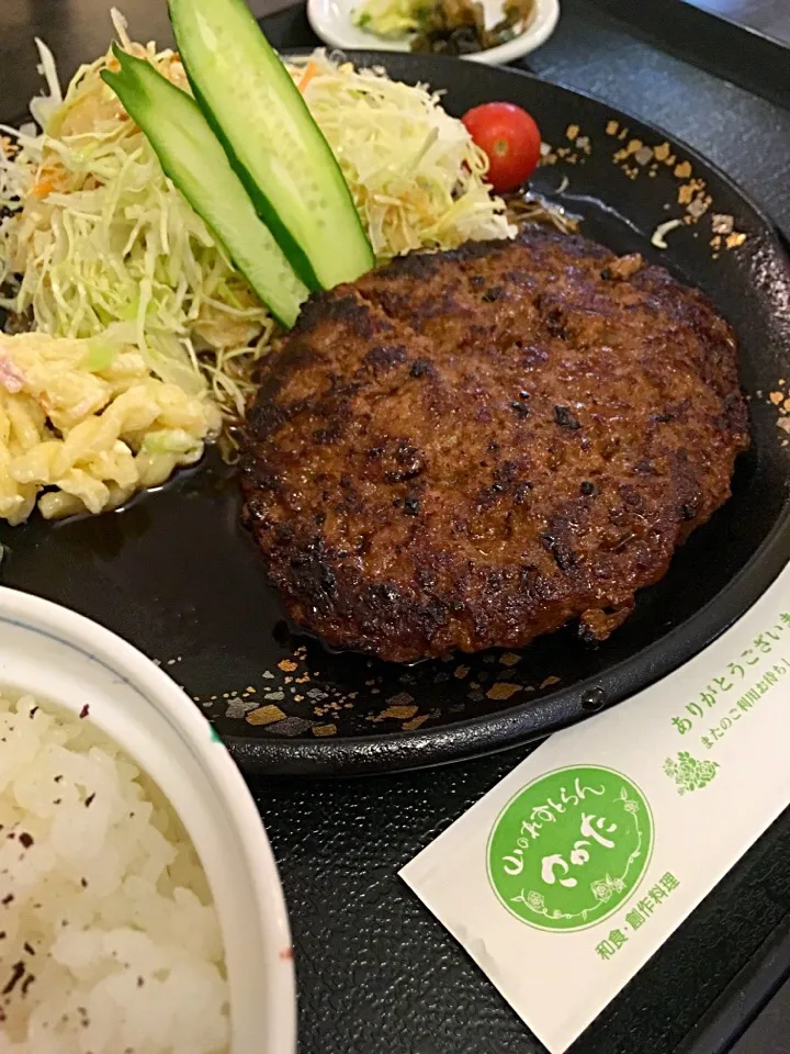 炎のハンバーグ定食|ダンディ☆和田さん