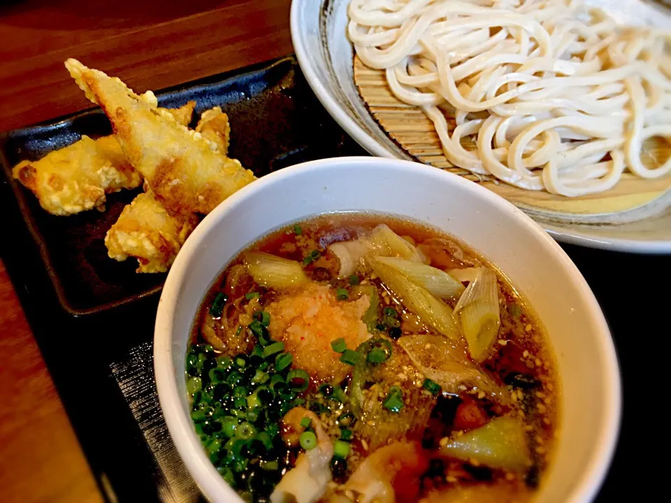 肉汁うどん&本多豆腐店直送のちくわ|リフルシャッフルさん