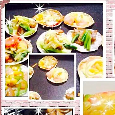 Snapdishの料理写真:餃子の皮で、ピザparty🎉|るりさん