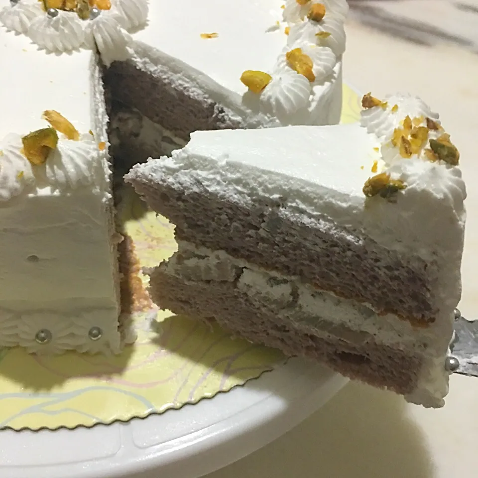 Taro sponge cake|Trish Wongさん