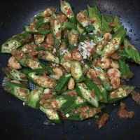 stir fried lady's finger|Khadijah Ab Rahmanさん