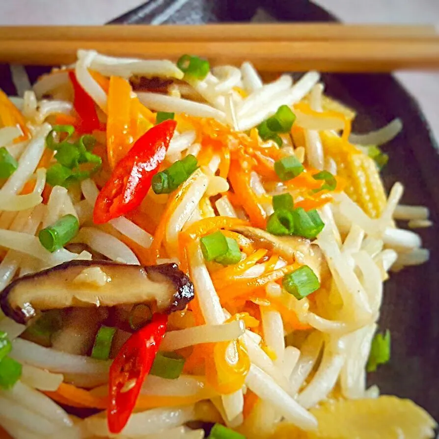 #stirfrybeansprouts #crunchy #Vegan|Chua Jeanさん