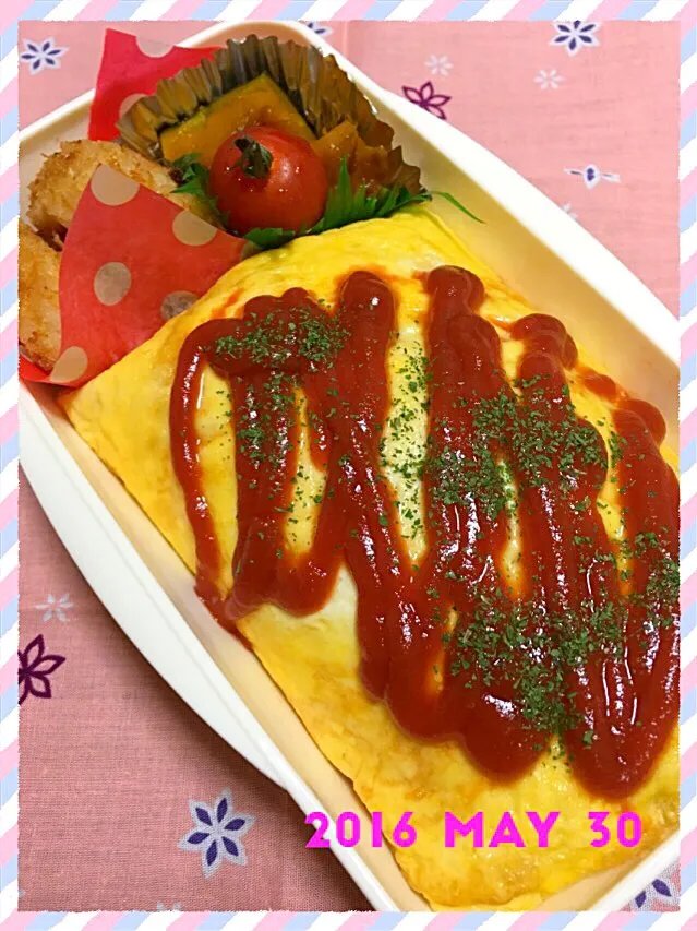 Snapdishの料理写真:５月３０日  息子弁当⚾︎|sesamiさん