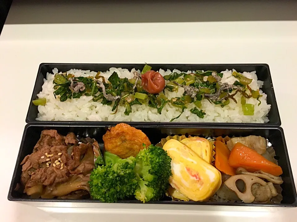 牛肉炒めのお弁当。|Chiharuさん