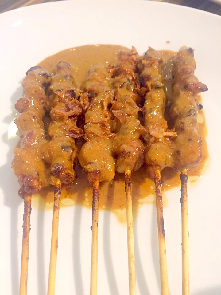 Snapdishの料理写真:Chicken satay|jennifer tan bartolomeさん