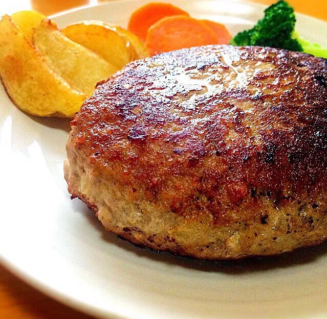 肉汁ジューシー極上ハンバーグ ためしてガッテンレシピ|ガク魁‼︎男飯さん