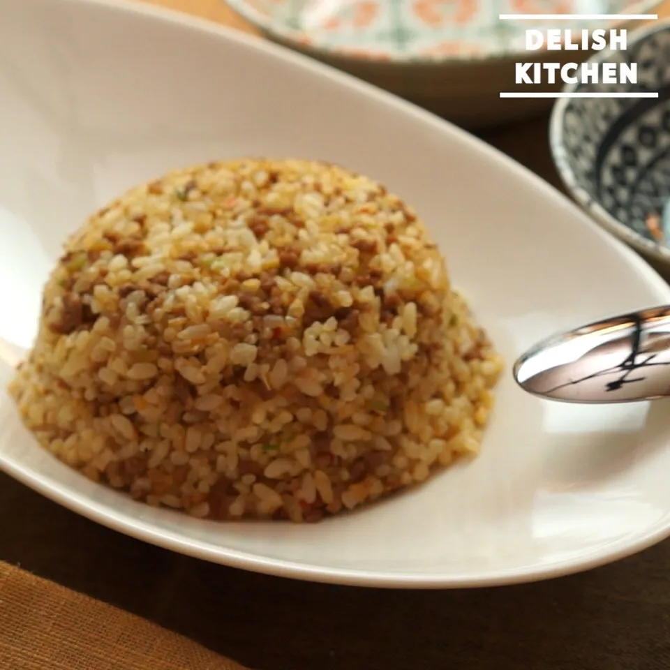 【動画】肉みそチャーハン#delishkitchentv|DELISH KITCHENさん