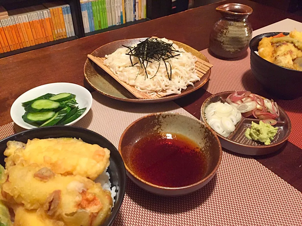 冷たいうどんと天丼|Masashi Minamiさん