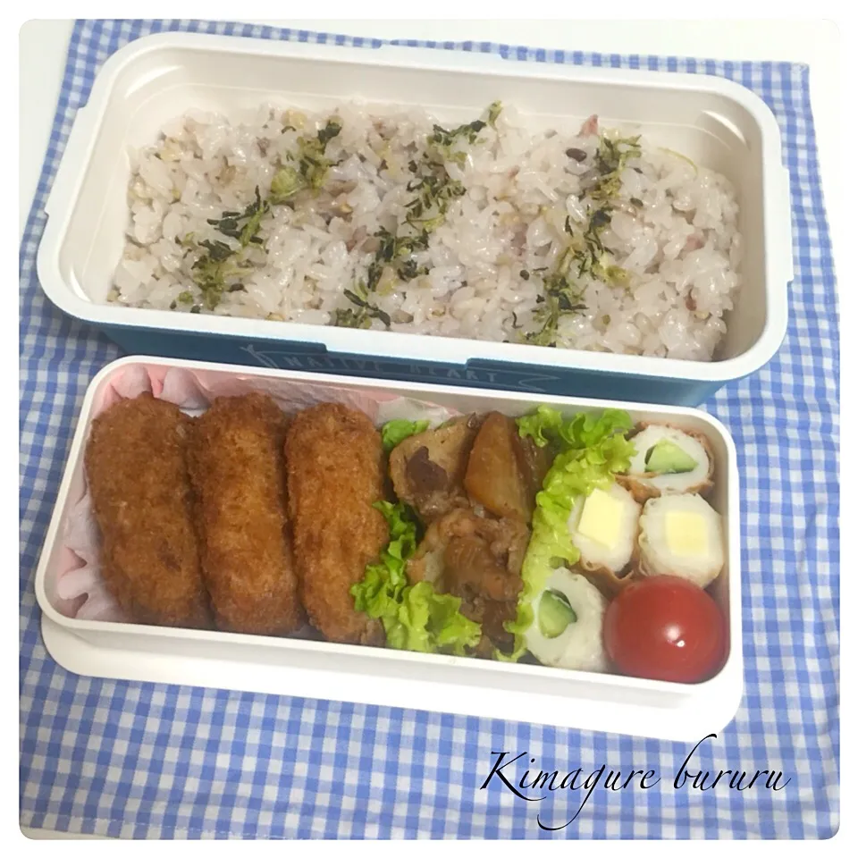 一口豚カツ弁当|気まぐれぶるるさん