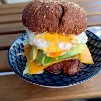 Snapdishの料理写真:Keto burger|sweet tigerpunkさん