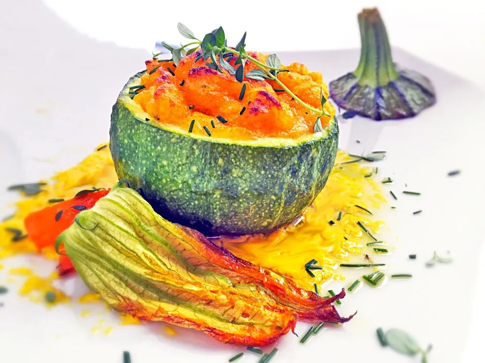 Stuffed round zucchinis|laura giardinaさん