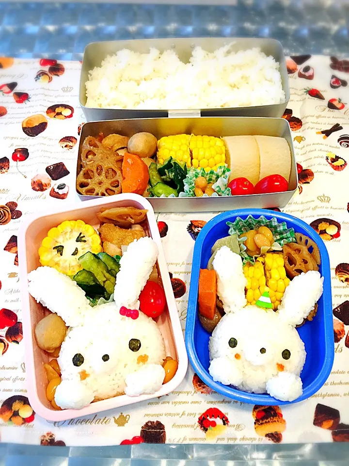 うさぎちゃんお弁当☆|makoryuneさん