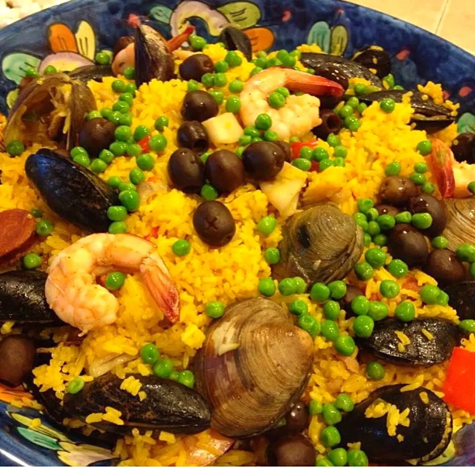 Seafood paella|🌺IAnneさん