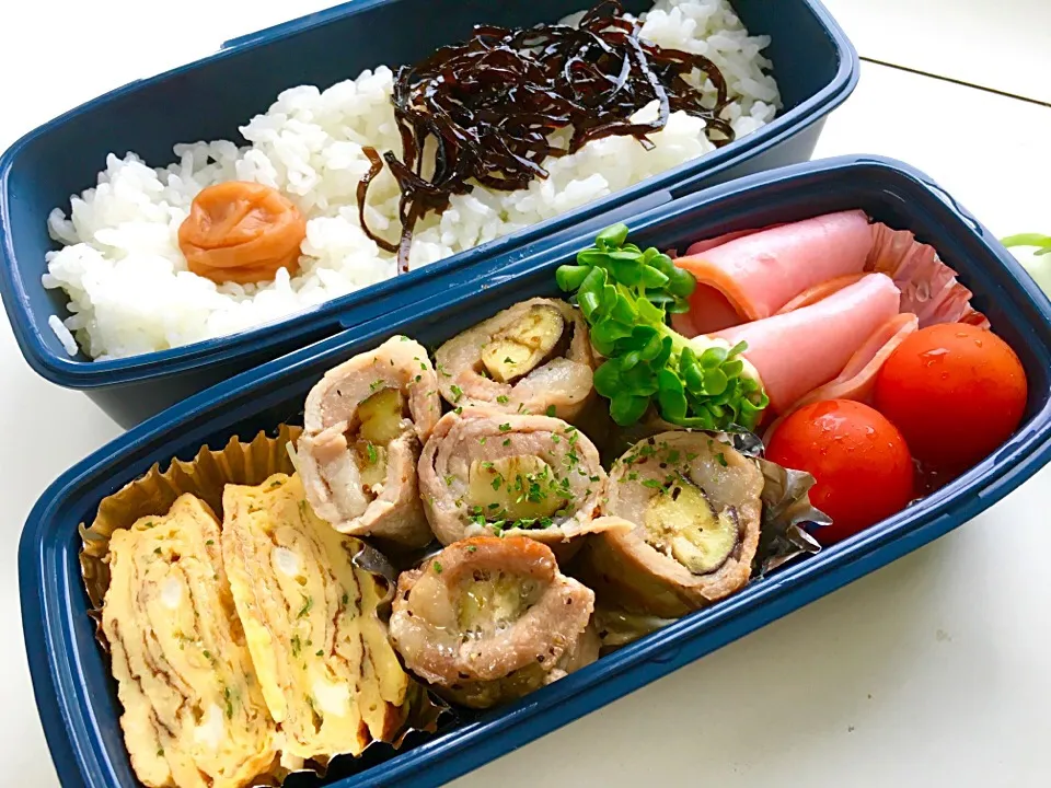 高校生弁当 豚肉ナス巻き|oreさん