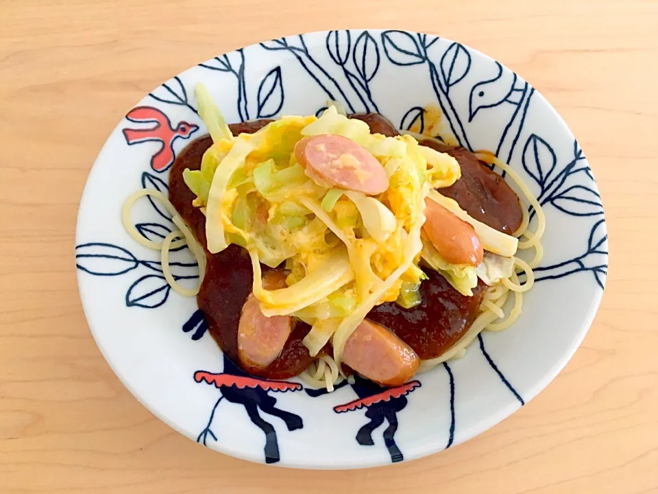 あんかけスパ|ネコのポーさん