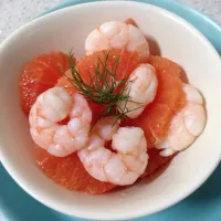 shrimp & grapefruits salad|Michelle Kさん