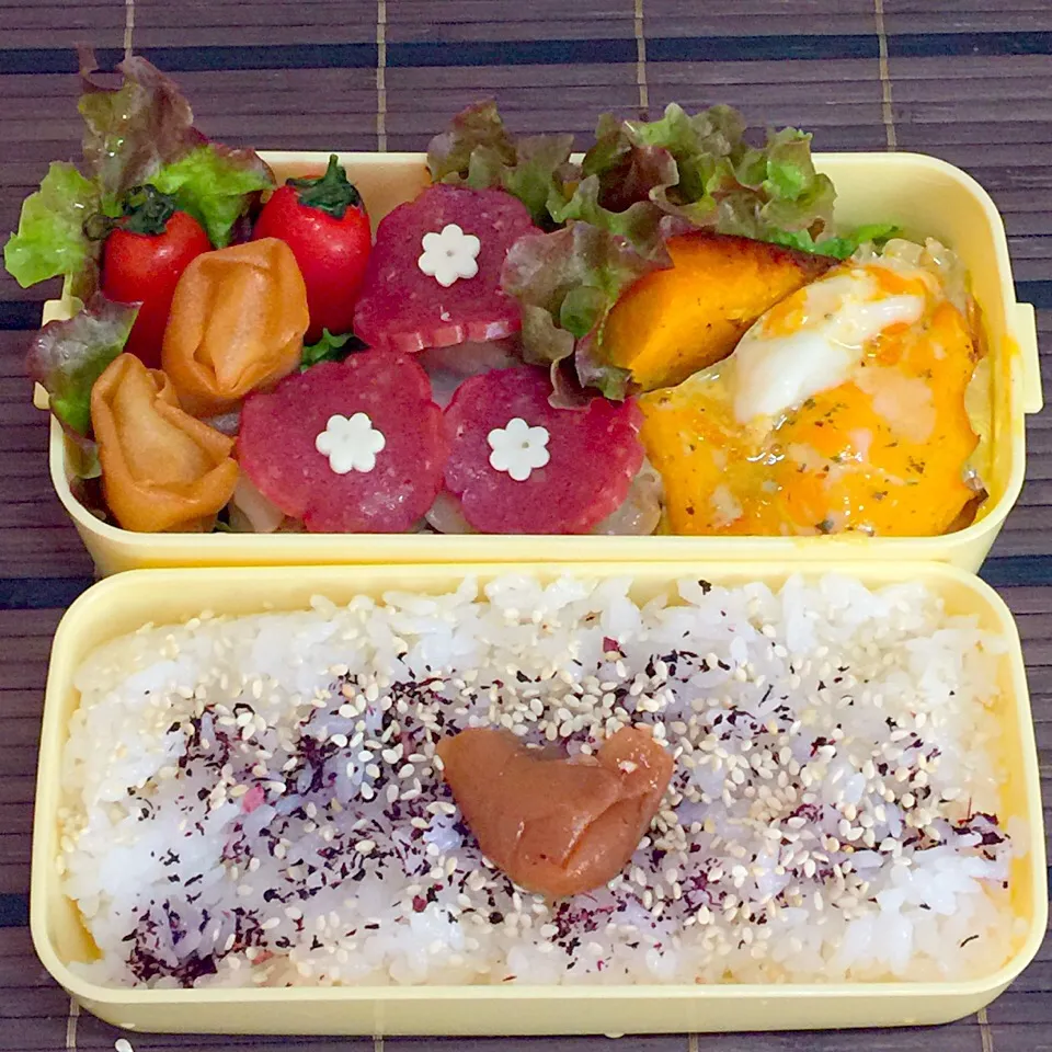 Snapdishの料理写真:今日の娘のお弁当|りんりんさん