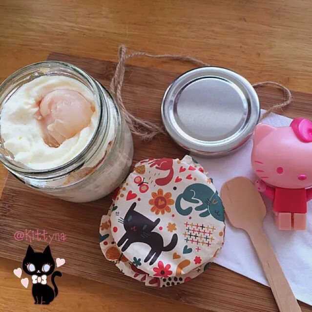 💗Lychee misu jar tarts😋|🎀Kittyna🌸さん