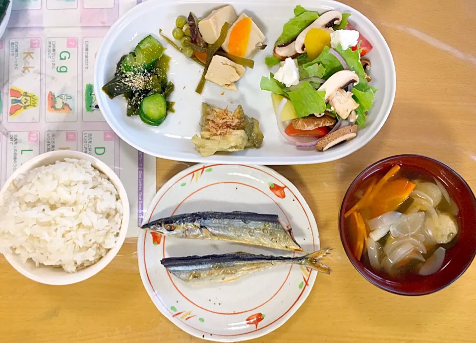 晩ご飯🐟さんまの丸干し|かわちさん