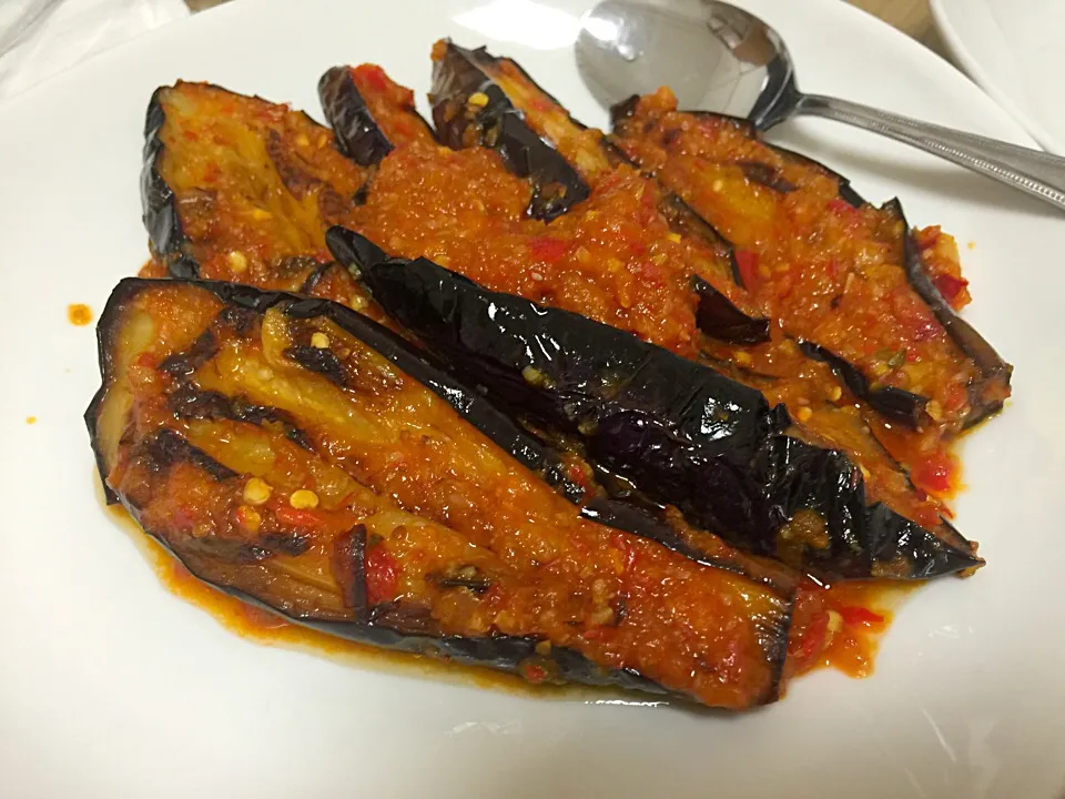 Snapdishの料理写真:Balado terong|yeni kartikasariさん