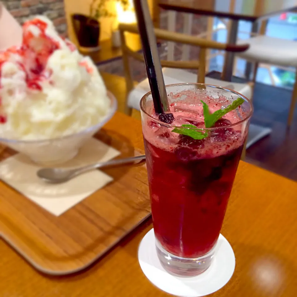 Snapdishの料理写真:銀座ジンジャーの「BerryBerryBerry」😋|ジヌ美さん