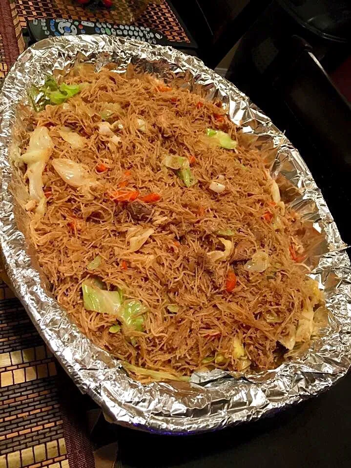 Pancit bihon/ sauteed rice noodles|🌺IAnneさん