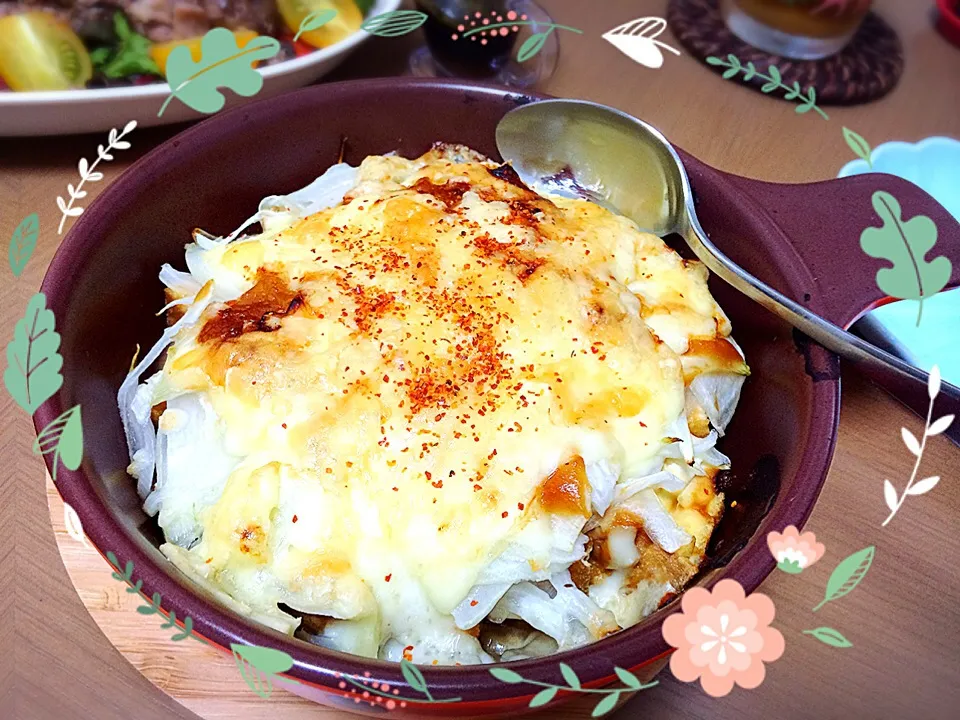 咲きちゃんさんの料理 厚揚げと新玉ねぎの甘味噌チーズ焼き💖|みきぴょん♪さん