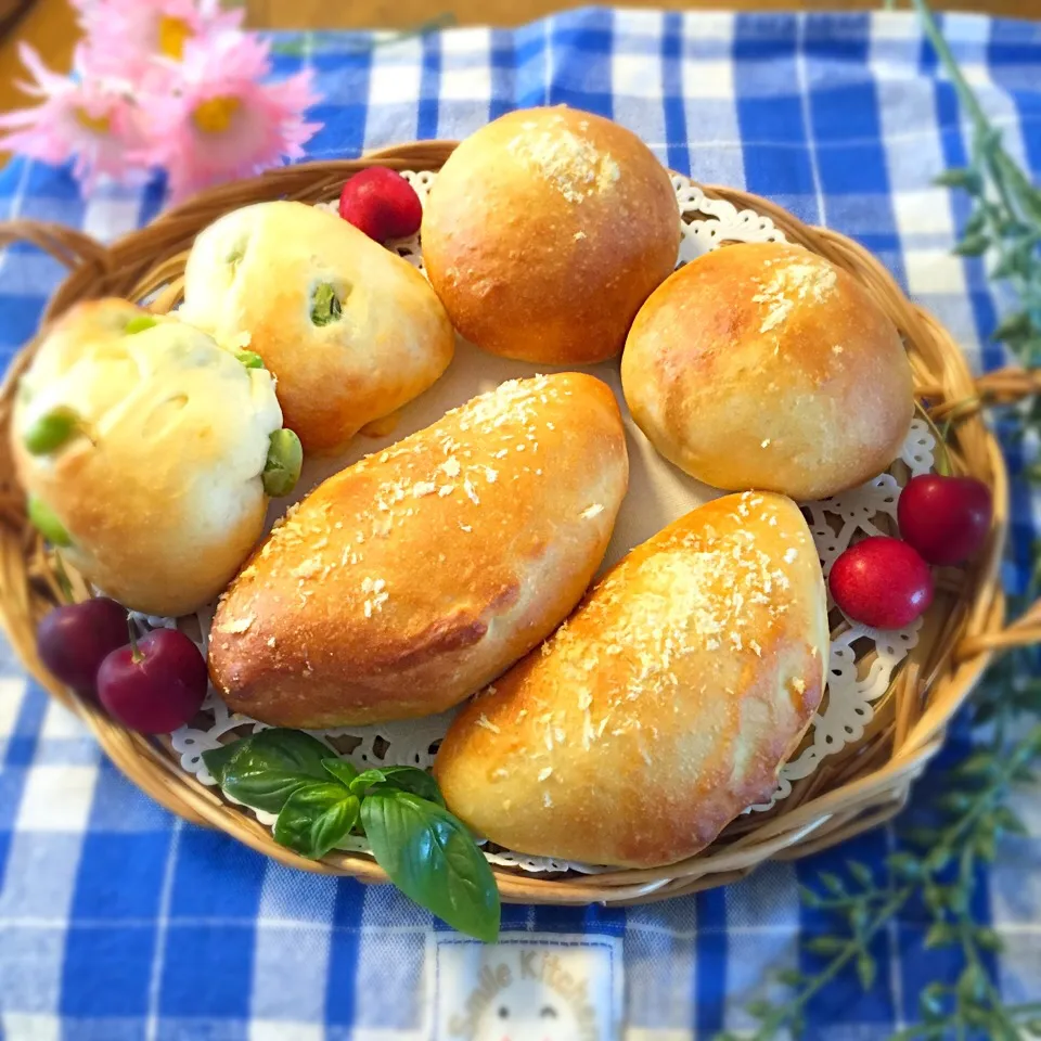 カレーパン
枝豆チーズパン|ちあきさん