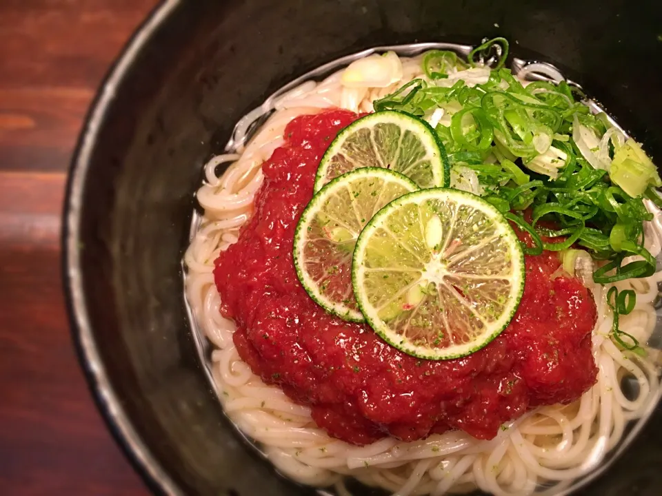 トマトサルサぶっかけ5|半田手延べそうめんの店 阿波や壱兆さん