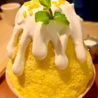 Snapdishの料理写真:😋😋. mangostickyrice kakigori|Nutty❤️さん