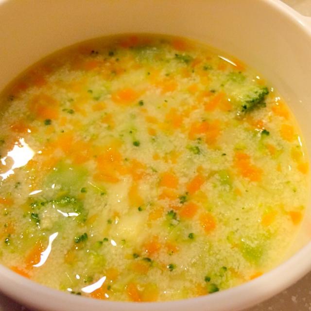 離乳食中期栄養満点 高野豆腐と野菜のトロトロスープ Sanji Snapdish スナップディッシュ Id Jaunda
