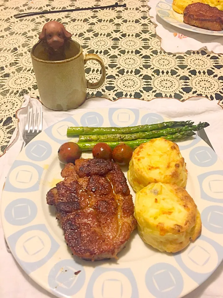 Bf cooking dinner. Yummy|luさん