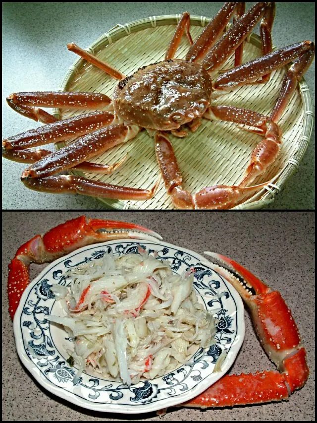 Snapdishの料理写真:steamed opilio crab|steven z.y.さん